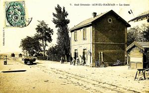 Ain-El-Hadjar - La Gare en 1905